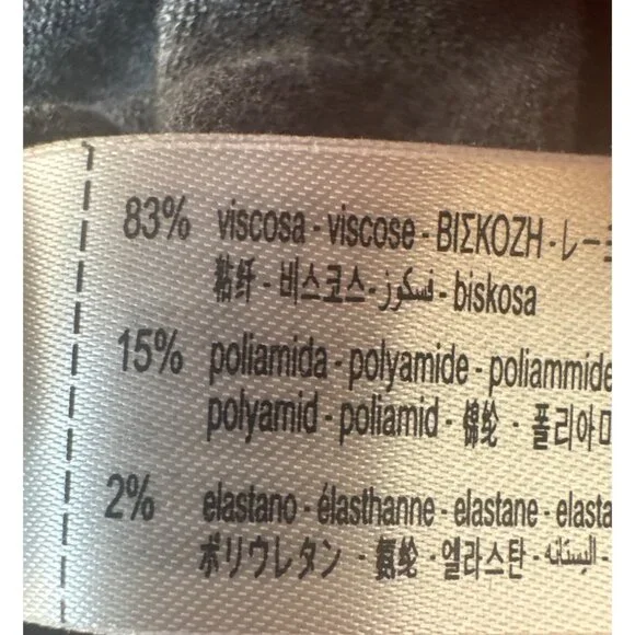 2/$30 ZARA Grey Small Cardigan Sweater Small Viscose Blend Short Sleeve - Picture 12 of 13